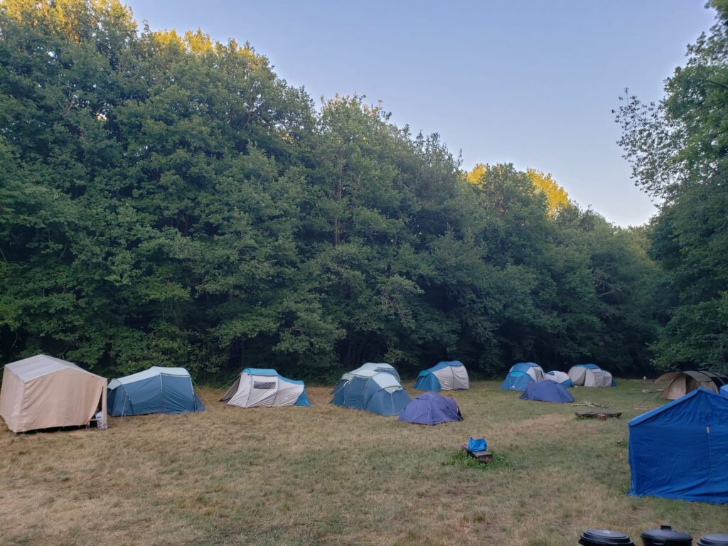Ouverture du camp